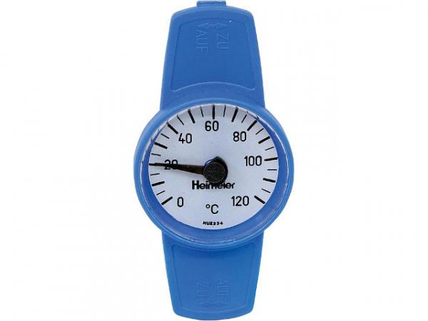 Heimeier 0600-01.380 Thermometer zu Globo-Kugelhahn blau zum Nachrüsten für DN10-32