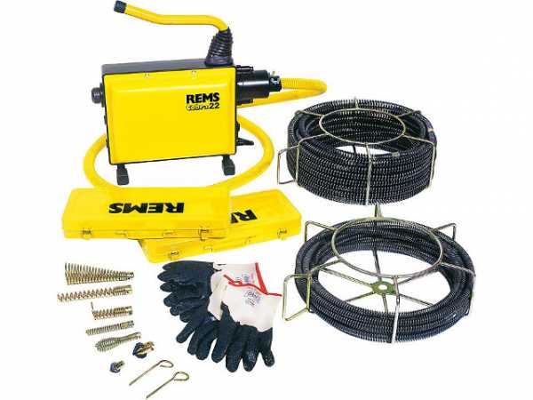 REMS Cobra 22 Set 16+22 6Teilspiralen 16mmx2,3m 5Teilspiralen 22mmx4,5