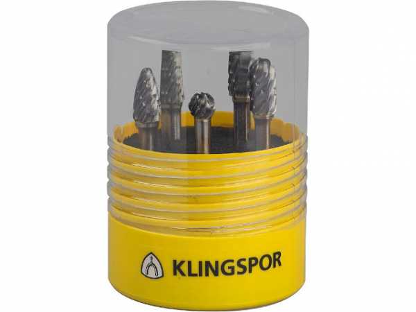 Hartmetall-Fräser-Set KLINGSPOR 5-teilig Spezialverzahnung 8401594