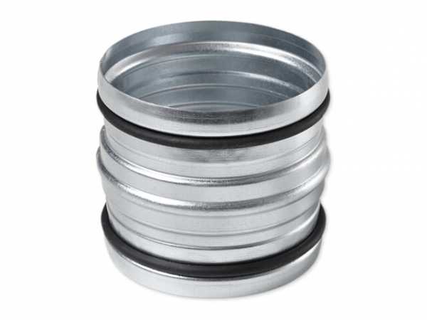tecalor Rohrnippel DN 160, Stahlblech verzinkt, LWF N 160
