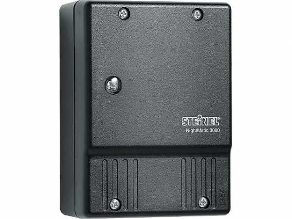 Dämmerungsschalter, Steinel NightMatic 3000 Vario, schwarz