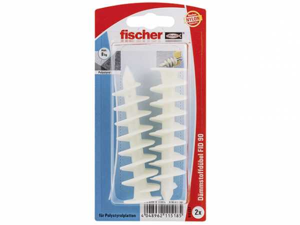 Fischer 512237 Dämmstoffdübel FID 90 K Karte mit 2xDämmstoffdübel FID 90