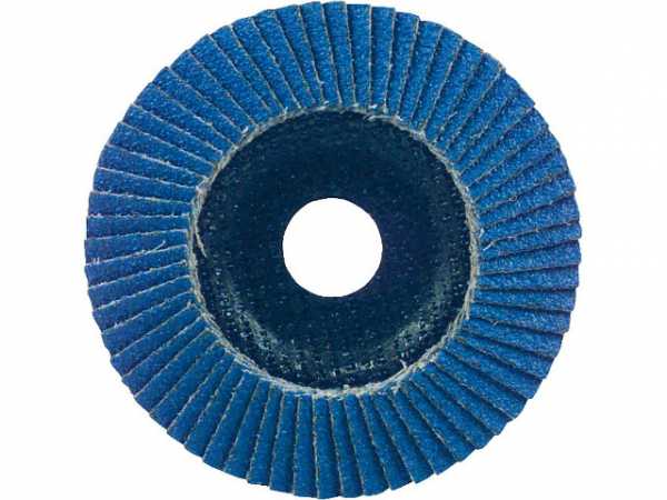 Lamellenschleifteller Zirkokorund Körnung:ZK 40 115mm / Polyestergewebe