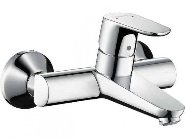 Wand-Waschtischmischer Hansgrohe Focus, chrom Ausladung: 197mm