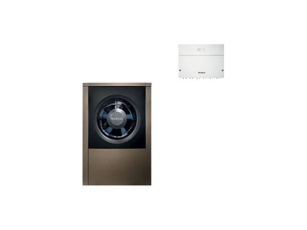 Buderus Hybrid-Brennwertkessel Logano plus GB125 Paket WLW196i-14 15 kW mit Logamatic HM200 Hybridmanager HF-SetHYC40B INPA ODU14i