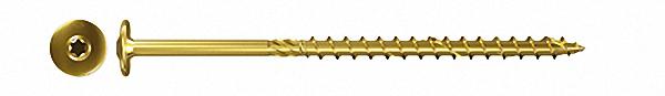 FISCHER Holzbauschraube Power-Fast 8mm Tellerkopf gelb passiviert, TG TX40