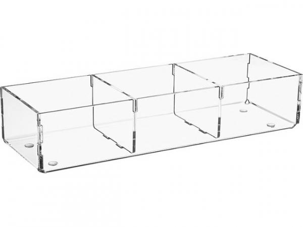 Sortierbox aus Plexiglas transparent 240x80x50mm 9315621