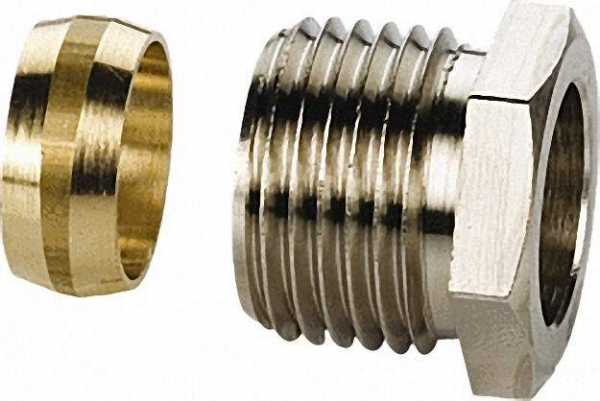 SIMPLEX Klemmringverschraubung 1/2''x15