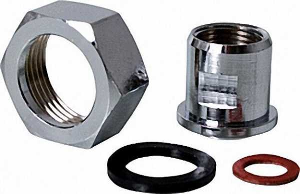 Zubehör-Waschtischzähler Verschraub. R3/8''x 3/4'' für Eckventil