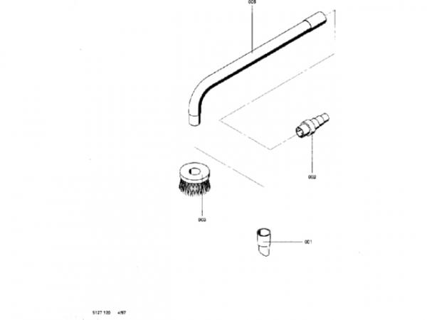 VIESSMANN 7240303 Reinigungswerkzeug für Staubsaugeranschluss