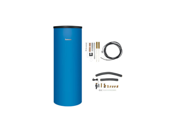 Buderus Logaplus M Speicherpaket SU200 200l blau BCC27 HE Warmwasserfühler Set