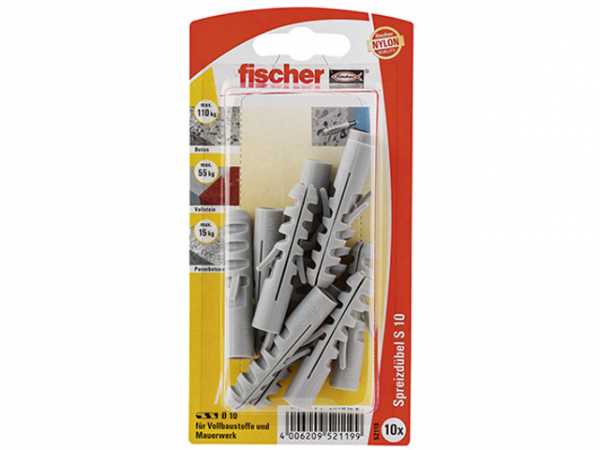 Fischer Dübel S 10, 52119 SB-Programm
