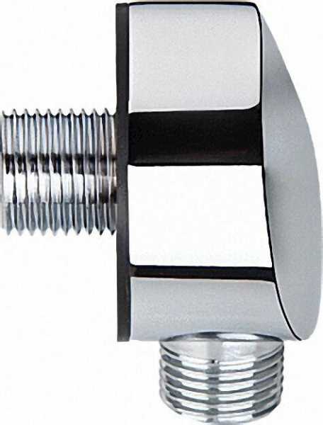 Wandanschlussbogen Messing Verchromt 1/2''