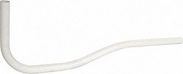 Spülrohr Kunststoff weiß 85mm gekröpft für Drucksp. 3/4'' Duchm,26mm x 700mm lang