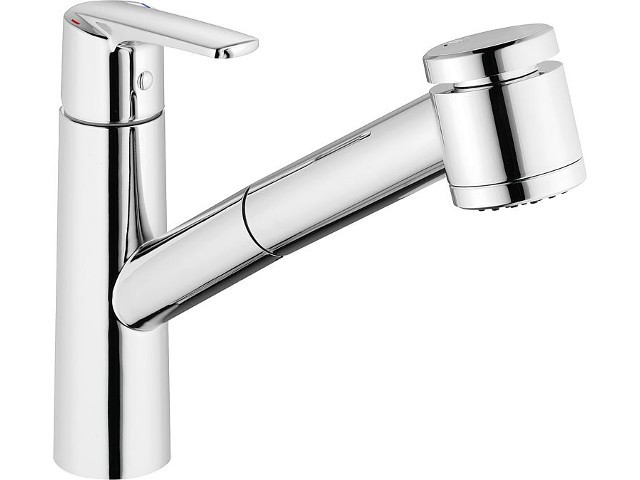 schwenkbar Küchenarmatur Heinrichschulte VIVANA edelstahlfinish gebürstet 