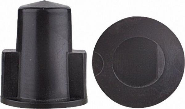 Kupplungen 1 Flächig 8mm schwarz