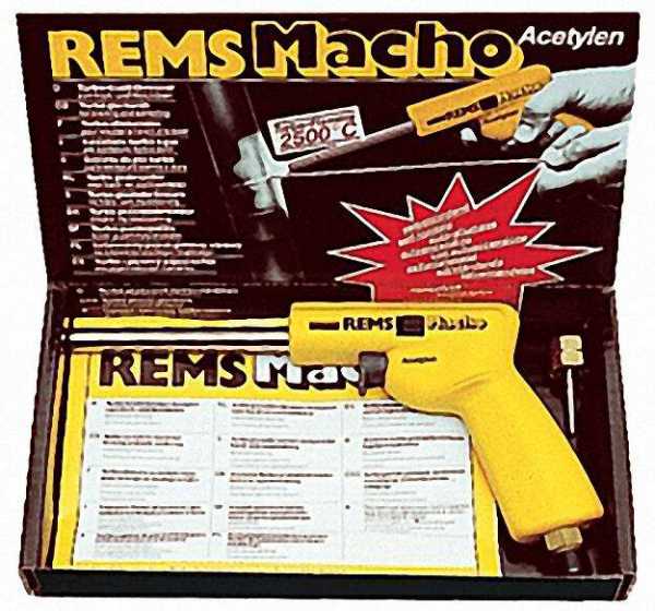 REMS Macho Lötpistole Handlötpistole für Hart- und Weichlöten für Rohre bis 64mm