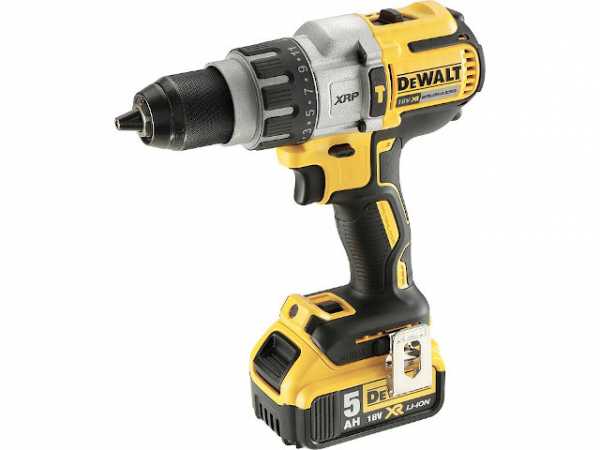 Akku-Schlagbohrschrauber DeWALT 18V DCD996P2 mit 2x 5,0 Ah Akkus und Ladegerät