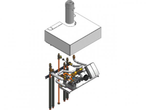 VIESSMANN Aufbau-Kit, mit Mischer, Aufputzinstallation, Vitodens 333-F, ZK04324