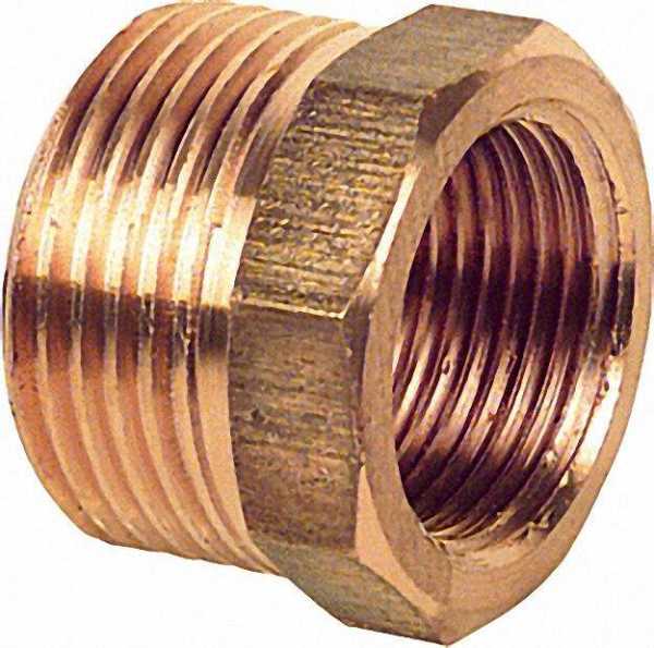 Rotguß-Gewindefitting Reduzierstück Typ 3241, 1 1/2''x3/4'' (I/A)