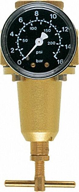 Druckluft-druckregler G3/8 + G1/2 Regelbereich/Skala 0, 5 - 10/16 Durc Druckluft-druckregler G3/8 + G1/2 Regelbereich/Skala 0, 5 - 10/16 Durc