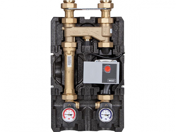 PAW Festbrennstoffladeset K36 Heat Bloc DN25(1') 60°C mit Bypass Wilo Yonos Para RS 25/6