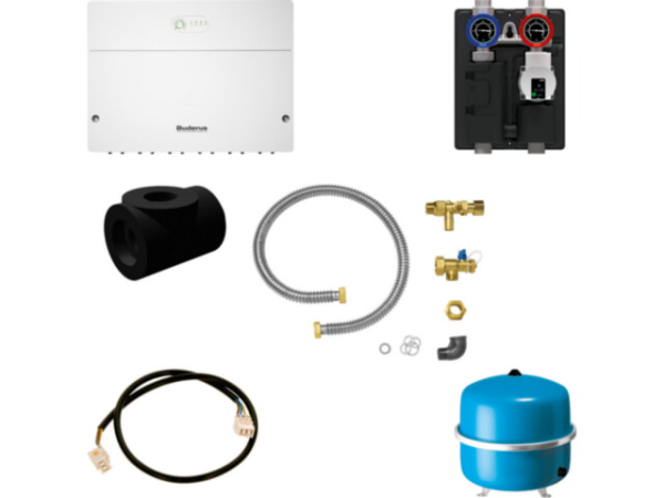 Buderus Logaplus MZ HF-SET-GB212 Hybridfähig Bodenmontage 7739622449