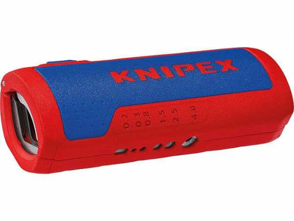 Wellrohrabschneider KNIPEX TwistCut für Wellrohre D=12x32mm mit Abisolierfunktion