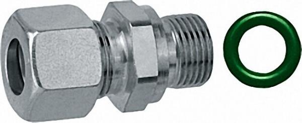 Edelstahl-Einschraubver- schraubung G 3/8 zylindrisch x 8mm inklusive Spezialdichtung