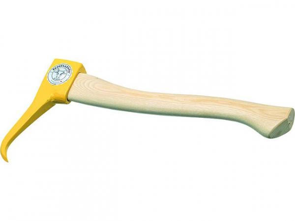 Handsappie, gelb lackiert mit Eschenstiel Gewicht 0, 7Kg, Länge 380mm (O)