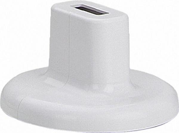 Standkonsolen Zubehör Fußabdeckung weiß-glänzend für Super-Standfix-Plus