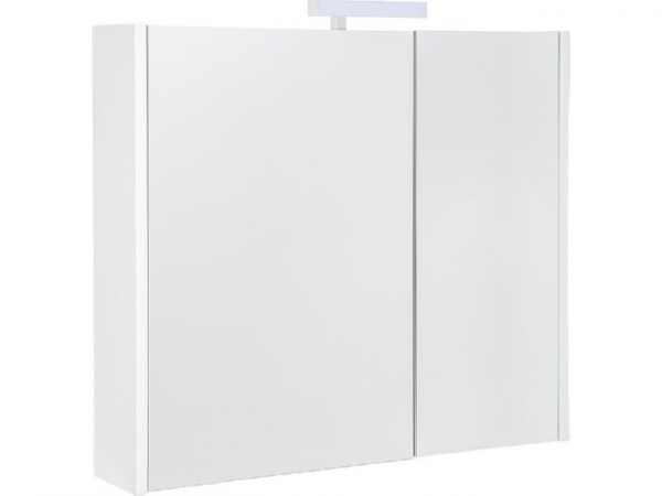 Spiegelschrank Farbe: Weiß Hochglanz 810x700x150 mm
