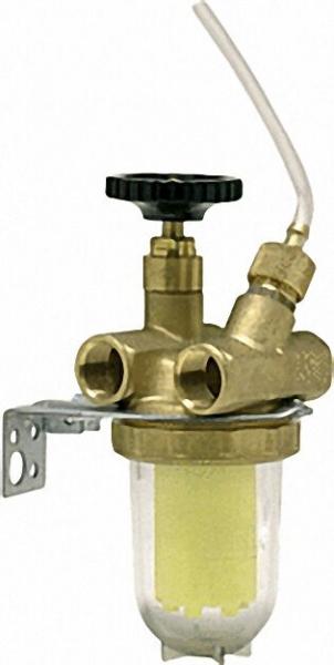 OVENTROP Heizölfilter mit Rücklaufzuführung brennerseitig Aussengewinde 1/2'' tanks. Innengewinde1/2