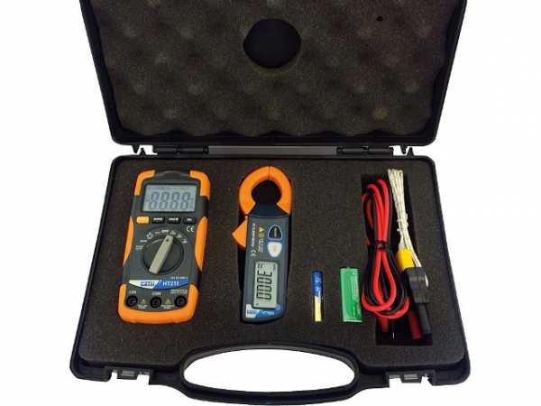 Messgeräte Set HT e-KIT Multimeter HT211 + Stromzange HT7003