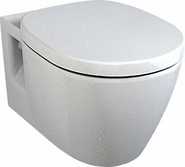Wandflachspülklosett Connect BxTXH= 360x545x400mm mit Ideal Plus Beschichtung