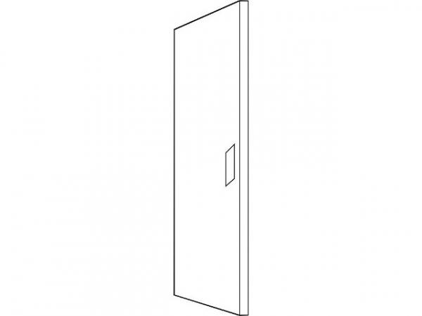 Kleinverteiler-Türe, 3-Reihig, passend zu A36A, Aufputz