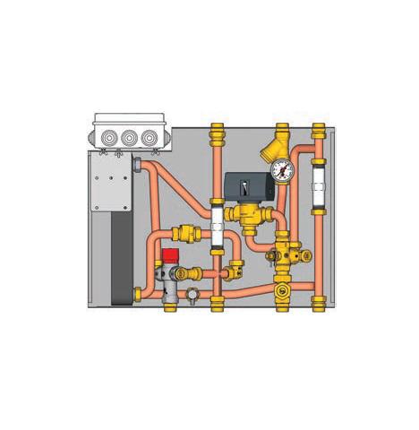 GE556Y301 Wohnungsübergabestation mit dezentraler Warmwasser GE556Y301 Wohnungsübergabestation mit dezentraler Warmwasser