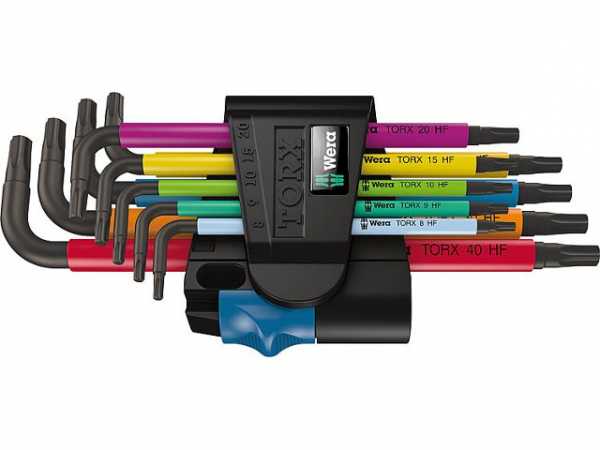 WERA Torx Schlüsselsatz 967 SPKL/9 TORTX BO Multicolour, 9-teilig