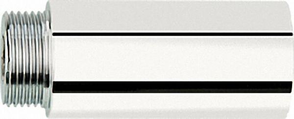 DistanzStück für einseitigen Armaturenanschluss 3/4x63mm Messing verchromt