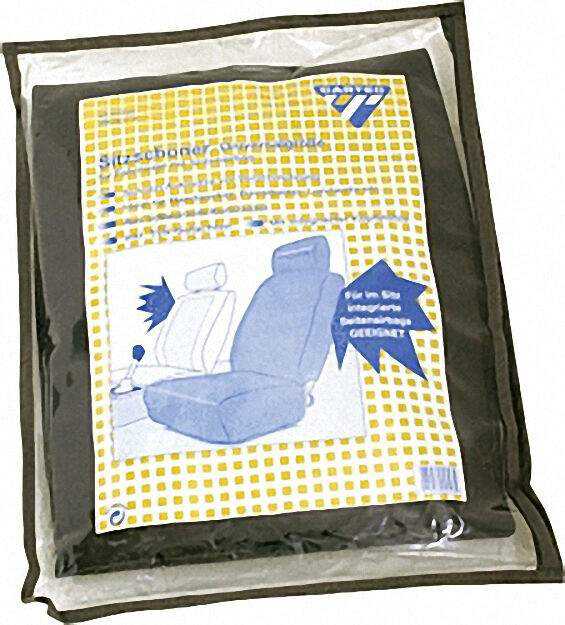 Sitzschoner mit integrierter Kopfstütze für Seitenairbag Farbe schwarz Sitzschoner mit integrierter Kopfstütze für Seitenairbag Farbe schwarz