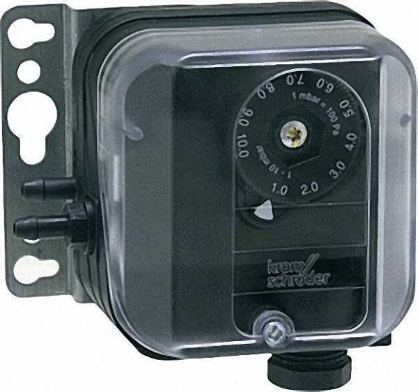 Druckwächter DL 10 K-3W Schaltbereich 1-10mbar mit Schlauchanschlüssen