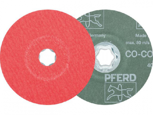 Fiberscheibe Pferd COMBICLICK, d 125 mm, Körnung CO-COOL60