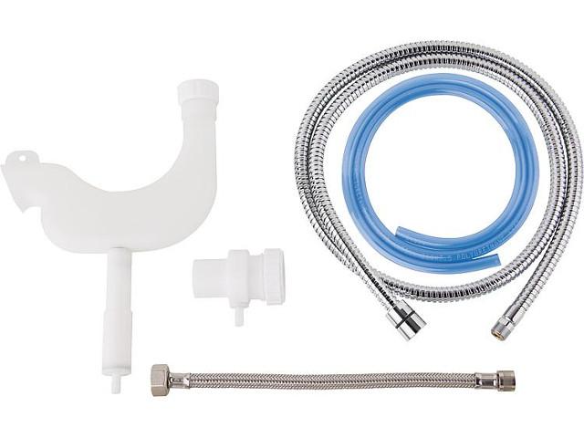 Tropf-wasser Auffangsystem mit flex. Schlauch aus MS 1500mm, DN15 (1/2 Tropf-wasser Auffangsystem mit flex. Schlauch aus MS 1500mm, DN15 (1/2