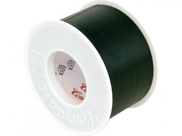 Elektroisolierband schwarz, Breite 30 mm, Länge 25 m, 1 Stück
