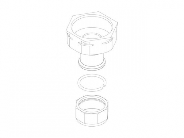 Buderus 87186454830 Adapter Set Pumpe