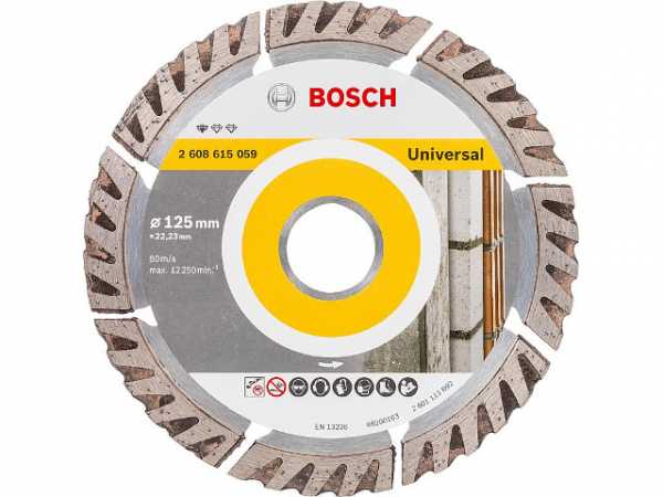 Diamanttrennscheibe BOSCH Standard for Universal Ø 125x22,23x2,0mm