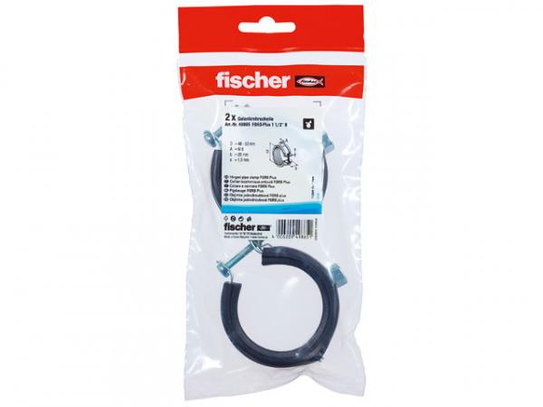 Fischer Gelenkrohrschelle FGRS Plus 1 1/2", 49865, VPE 2 Stück