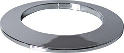 ELSTER LA0165406 Rosette rund, verchromt für Kapselzählwerk MO-A/C/I, Durchmesser 137mm