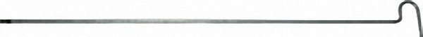 Stiel mit Griffteil und M10 Gewinde mit Querbohrung 1000mm lang, Rundstahl 9mm