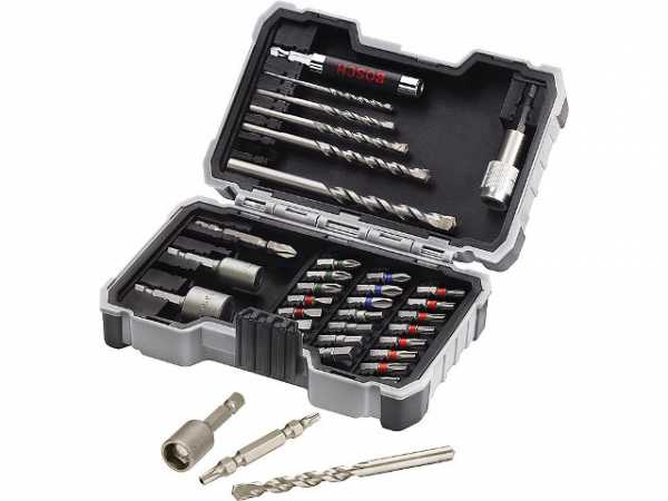 Bosch Betonbohrer und Bit Pro Set 35 teilig PVC-Box